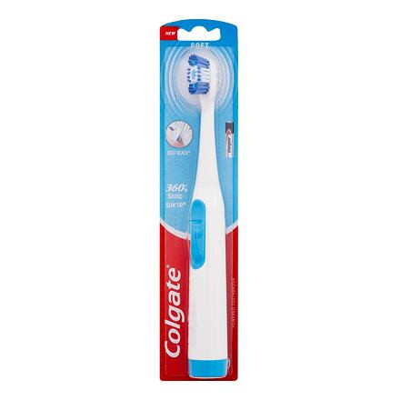 Colgate 360 Sonic Slim Tip Battery Powered Soft bateriový sonický zubní kartáček