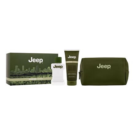 Jeep Adventure : sprchový gel 200 ml + balzám po holení 100 ml + kosmetická taštička pro muže