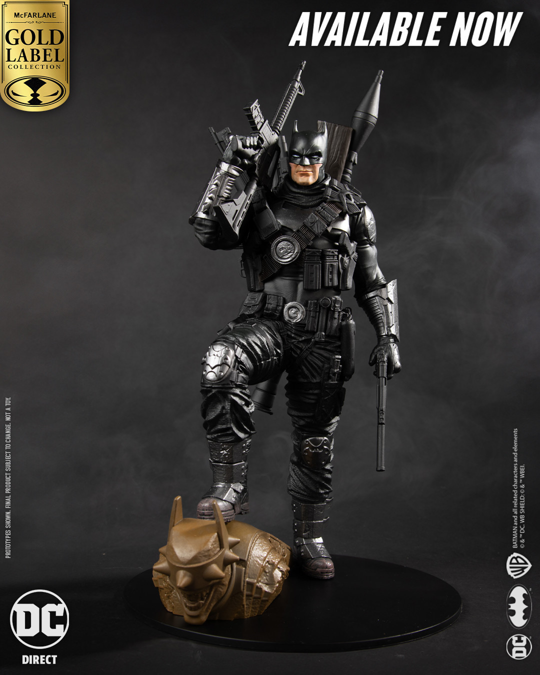 McFarlane | Batman - sběratelská soška The Grim Knight (Gold Label) 30 cm