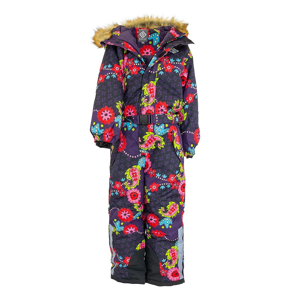 Dívčí lyžařská kombinéza LODI, Pidilidi, PD1149-06, vínová - 104 | 4let