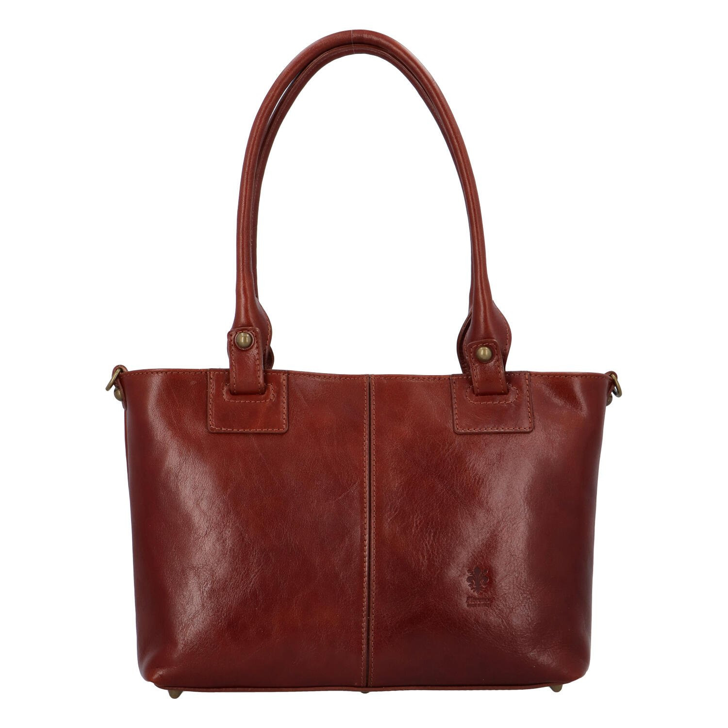 Kožená kabelka Rachel, hněda