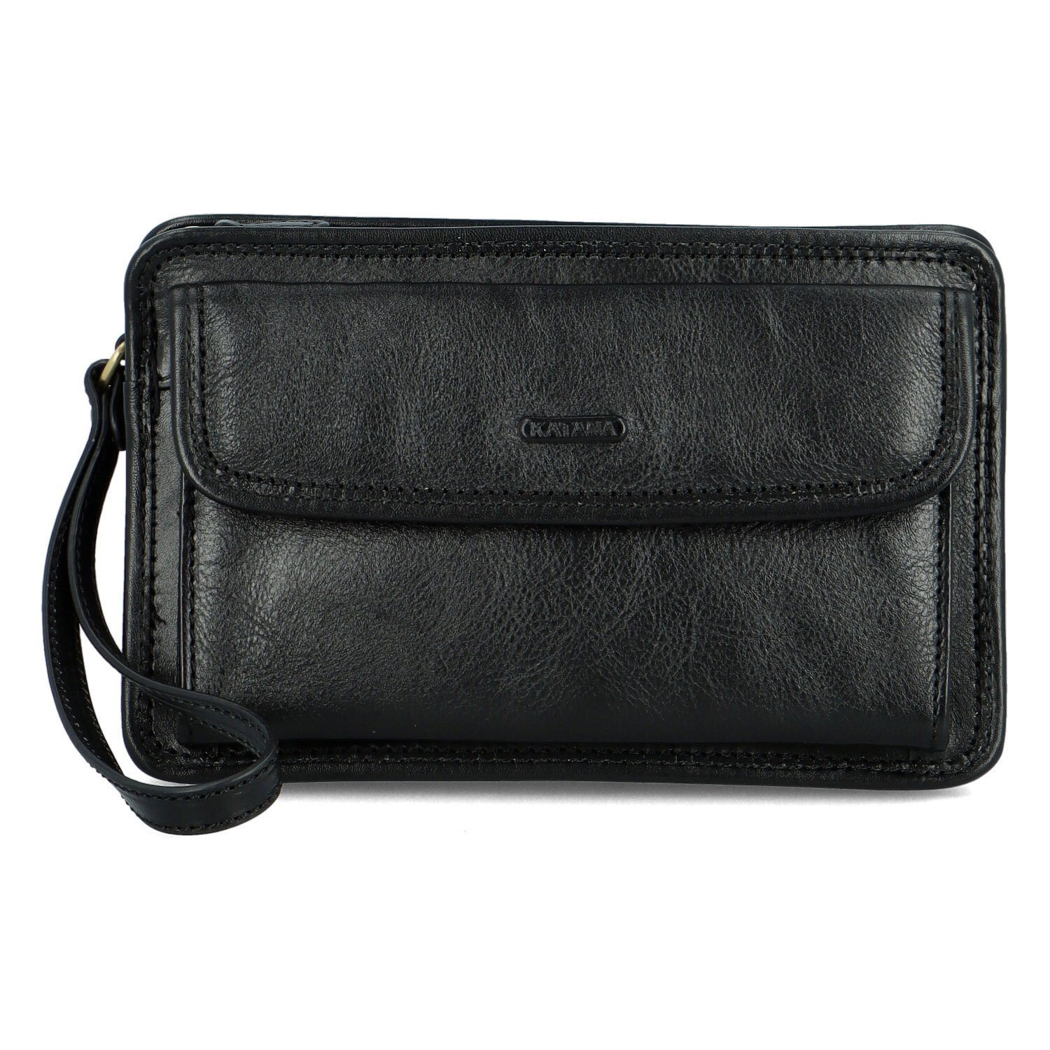 Pánské kožené etue černé - Katana Ruxel černá