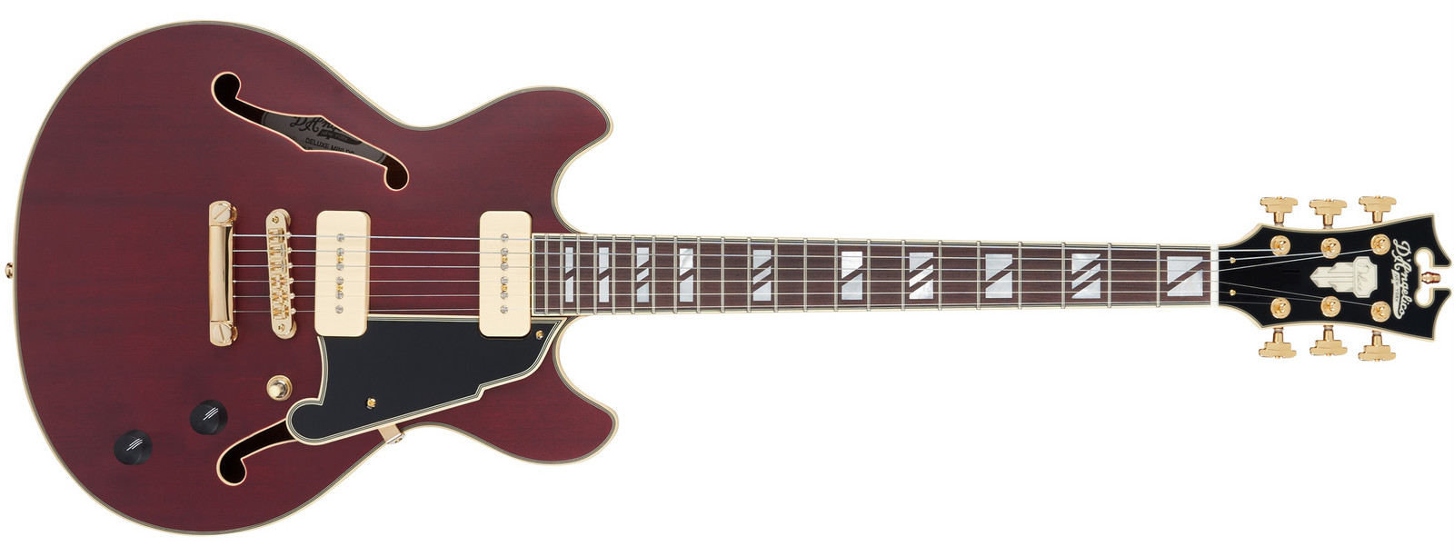 D'Angelico Deluxe Mini DC Trans Wine