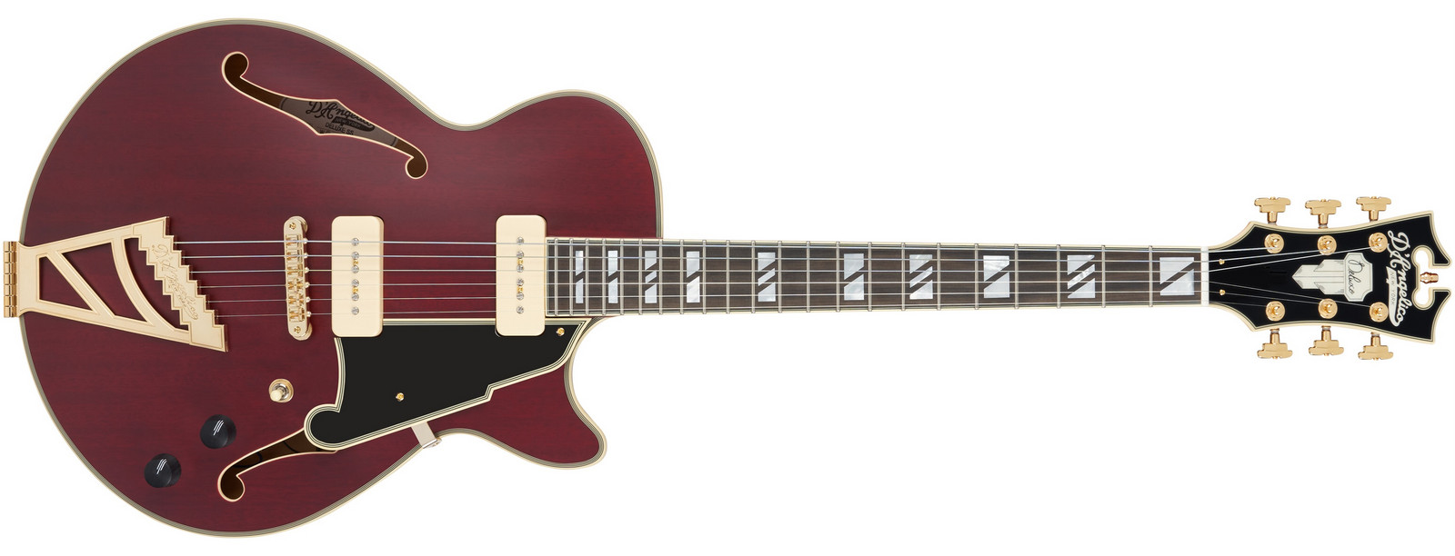 D'Angelico Deluxe SS Trans Wine