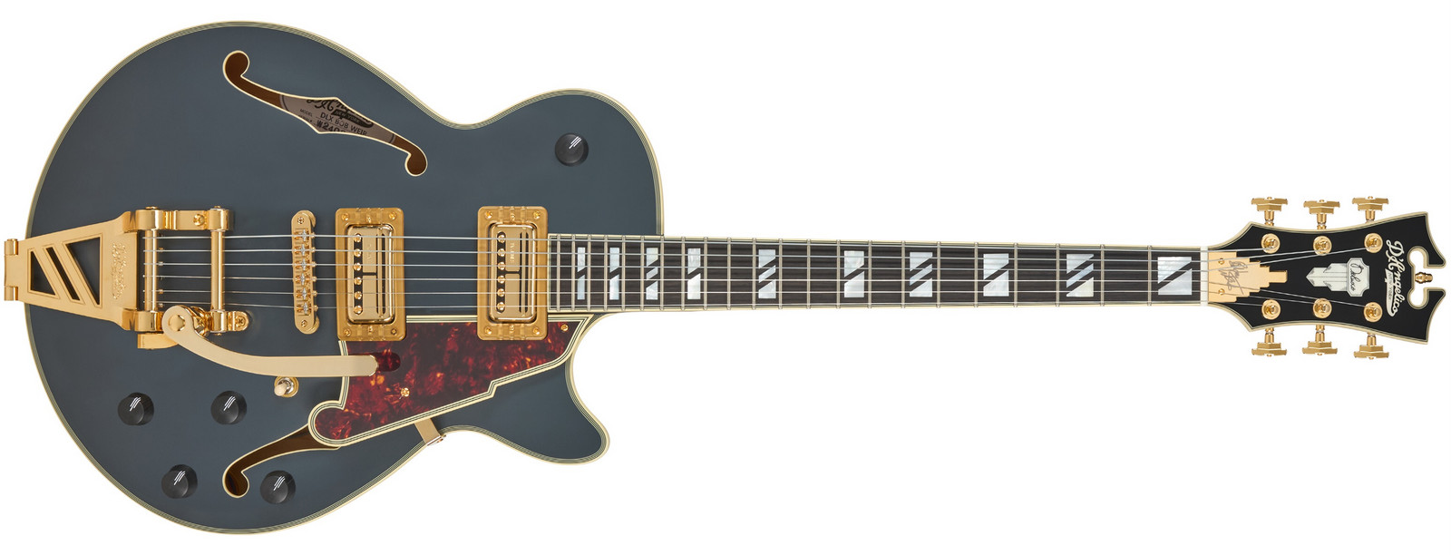 D'Angelico Deluxe Bob Weir 3 Matte Stone