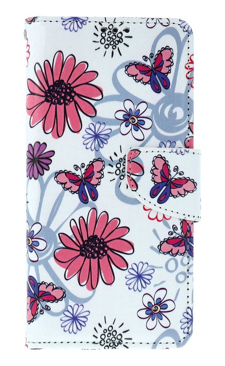 Pouzdro TopQ Xiaomi Redmi Note 13 Pro knížkové Flowers 130173