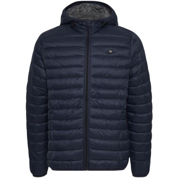 BLEND BHROMSEY Pánská zimní bunda, tmavě modrá, velikost