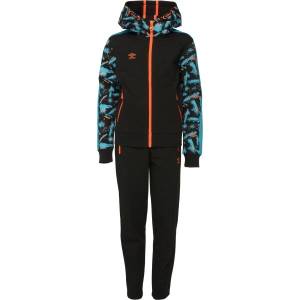 Umbro BLEIZ Chlapecká tepláková souprava, černá, velikost