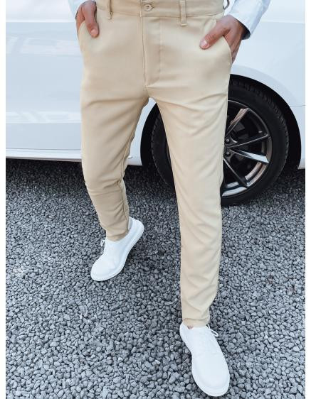 Pánské kalhoty béžové