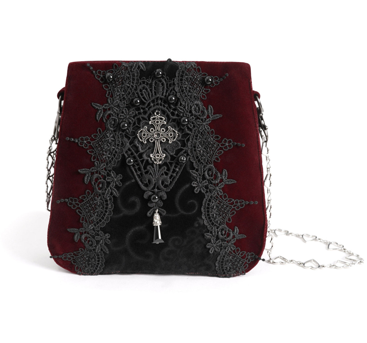 kabelka (taška) DEVIL FASHION - Wine Gothic