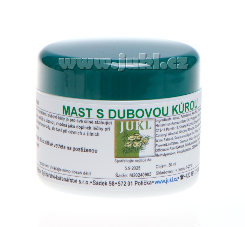 JUKL Mast s dubovou kůrou 50 ml