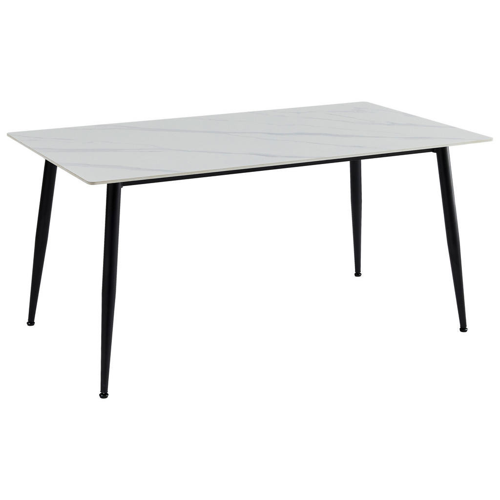 P & B JÍDELNÍ STŮL, bílá, 160/76/80 cm