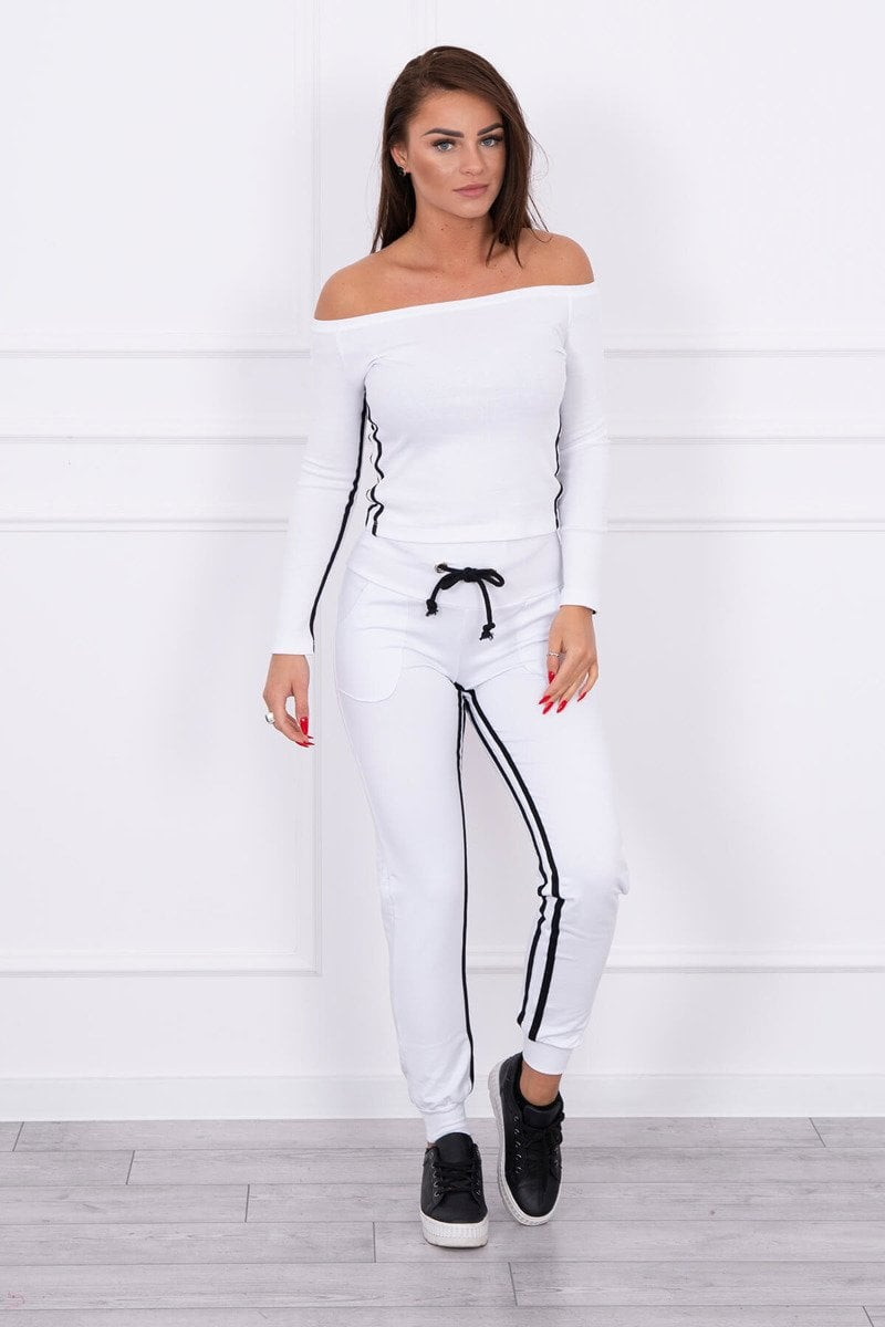 Sada s dvojitým bílým pruhem