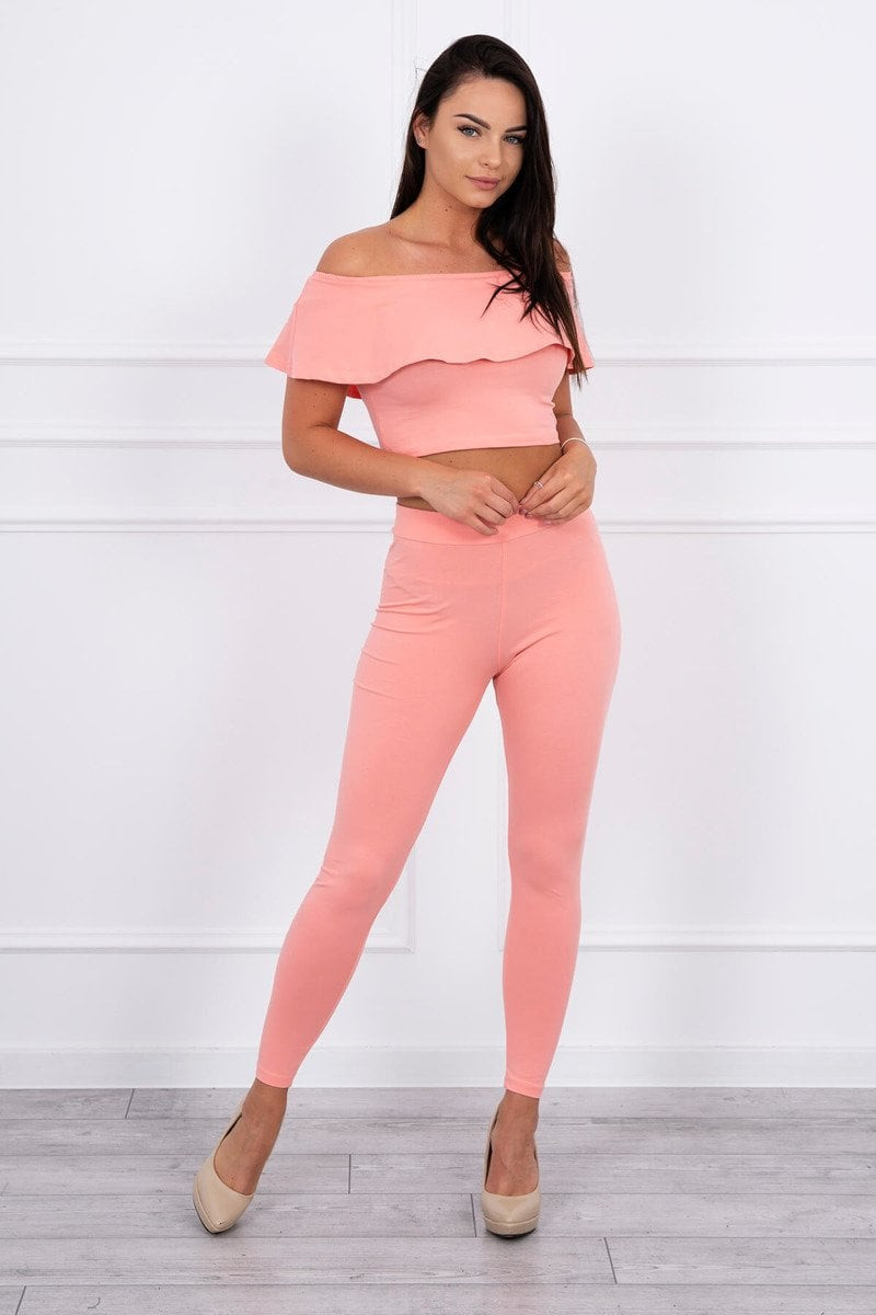 Set s volánkem meruňka