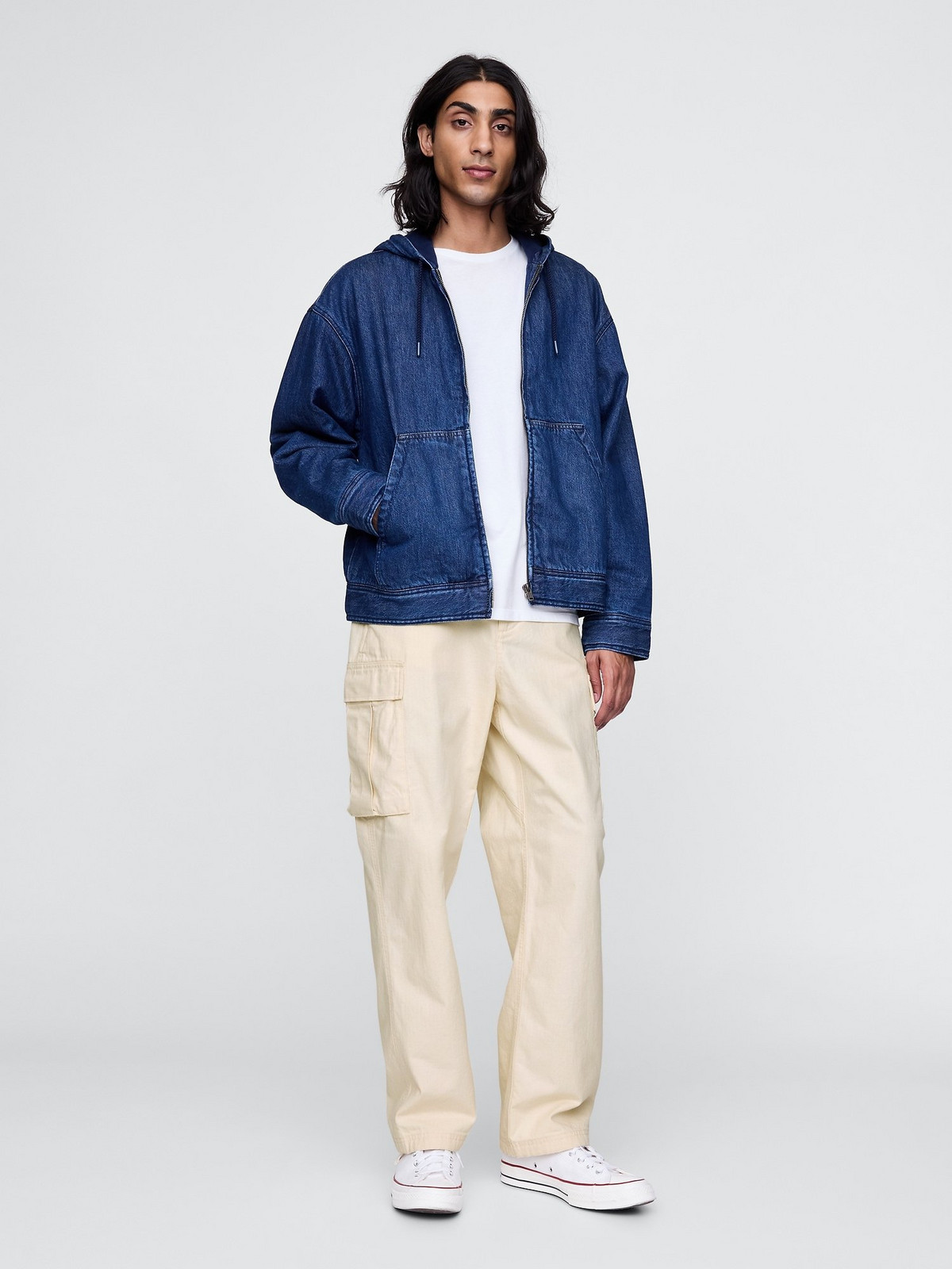 GAP Cargo kalhoty Utility Herringbone - Pánské