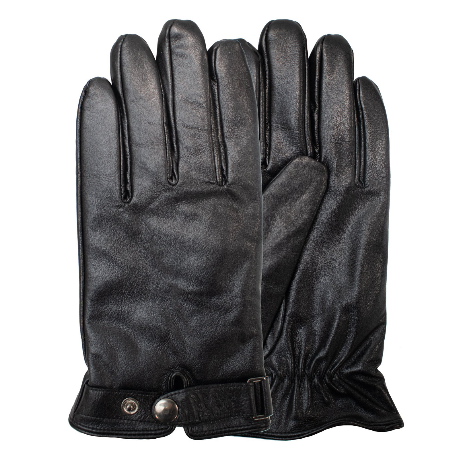 Semiline Man's Men's Leather Gloves P8292