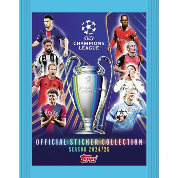 Topps Champions League 2025 - Balíček samolepek
