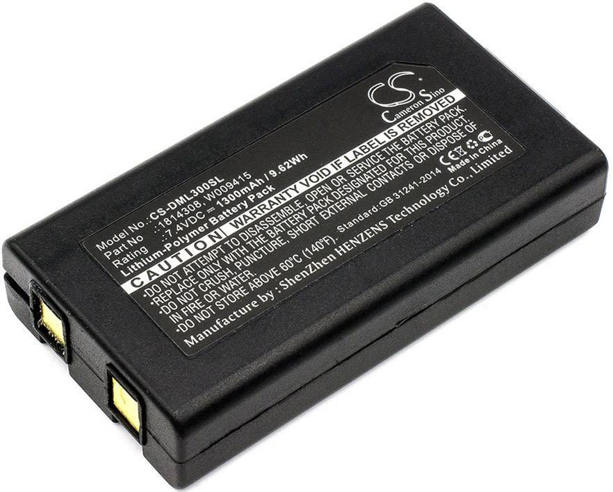 Beltrona BELDML300SL akumulátor tiskárny 7.4 V 1300 mAh Náhrada za originální akumulátor 1814308, 643463, W009415