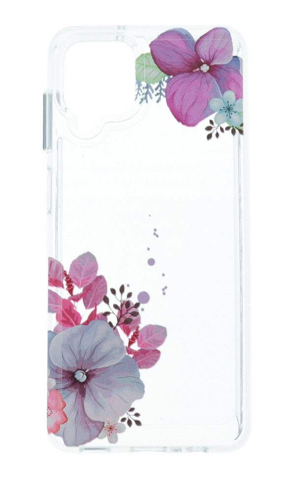 Kryt TopQ Image Samsung A12 Image pevný Violet Blossom 125865