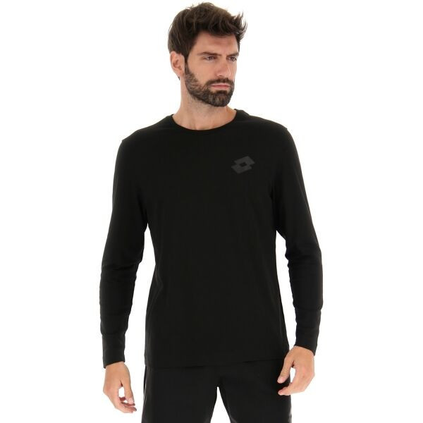 Lotto MSC LONG SLEEVE TEE Pánské triko, černá, velikost