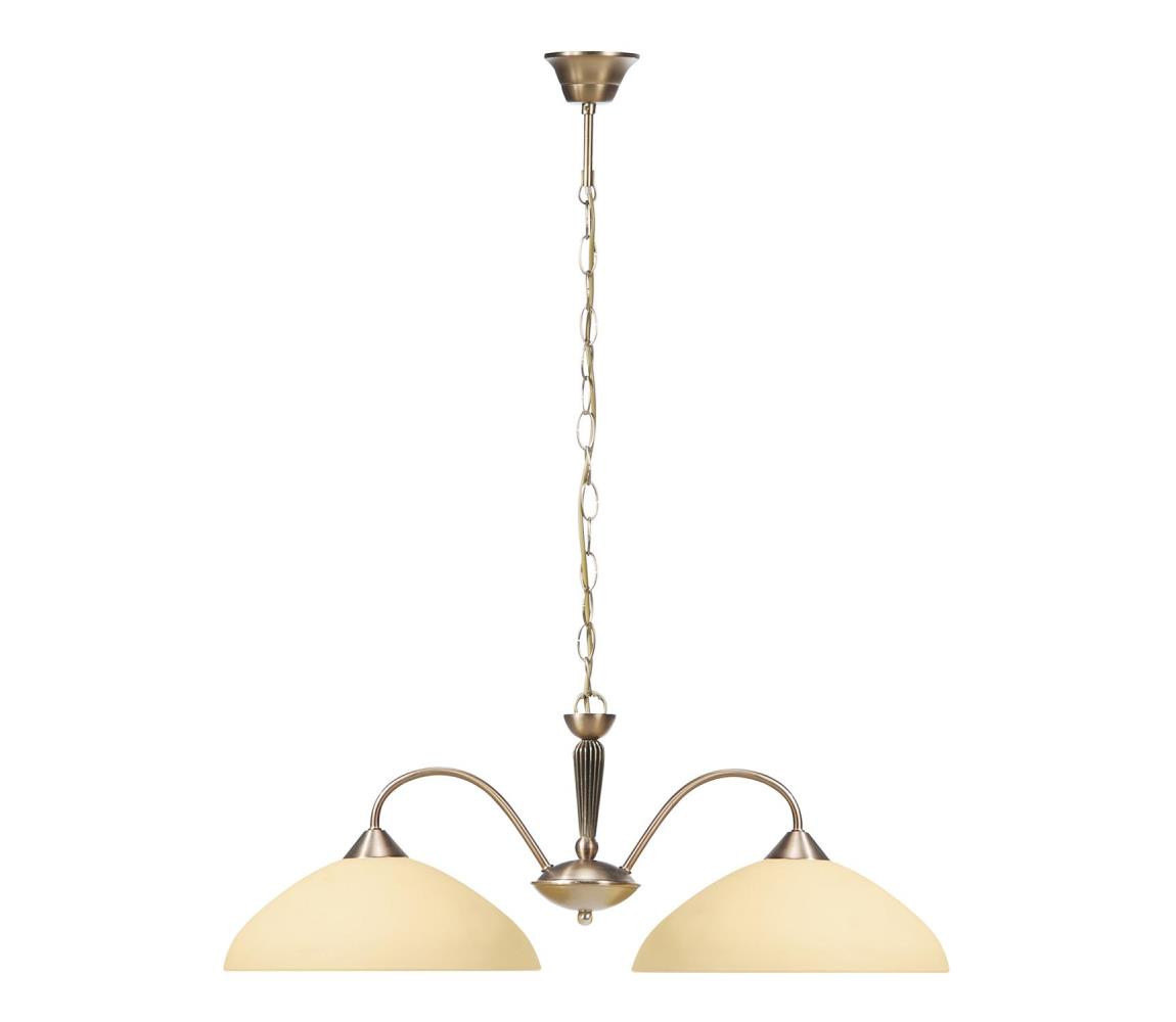 Rabalux Rabalux 8177 - Lustr na řetězu REGINA 2xE27/60W/230V