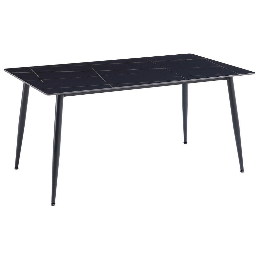 P & B JÍDELNÍ STŮL, černá, 160/76/80 cm