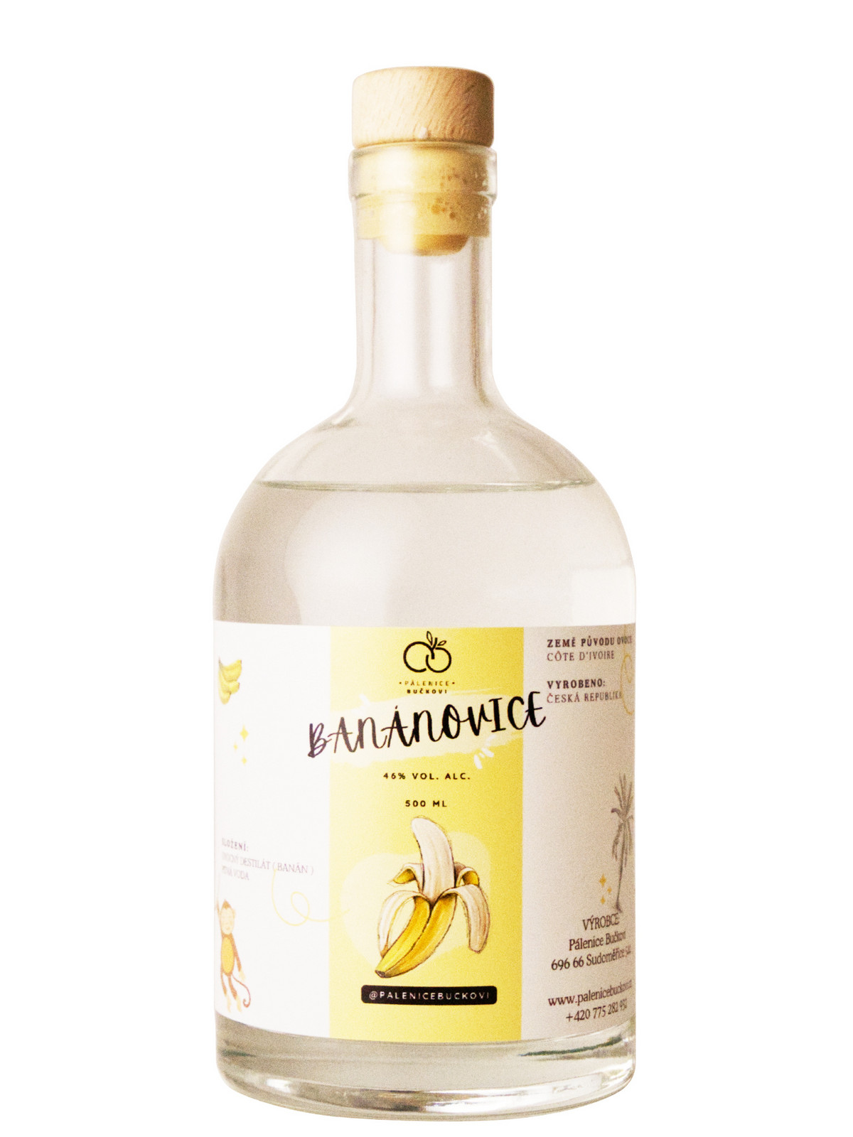 Pálenice Bučkovi Bučkova Banánovice 46% 0,5l