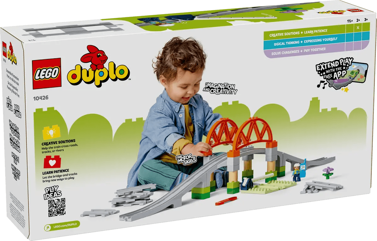 LEGO LEGO® DUPLO® Železniční most a koleje – rozšiřující sada 10426