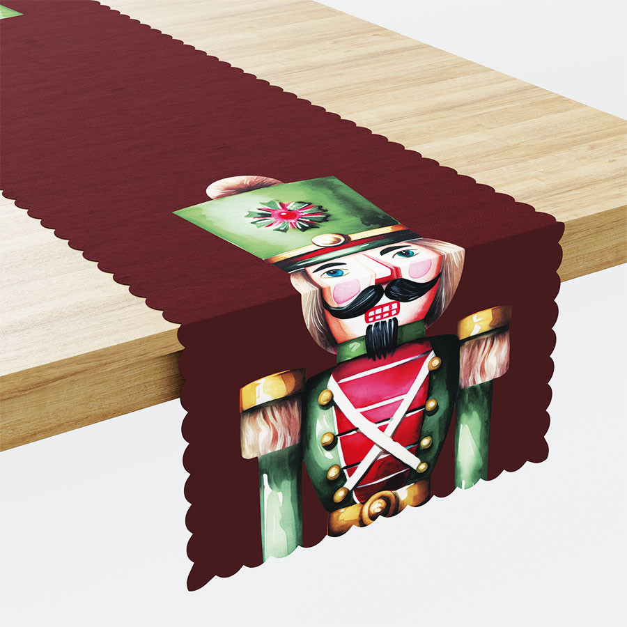 Vánoční ubrus - běhoun na stůl LOUSKÁČEK II. 38x160 cm Mybesthome