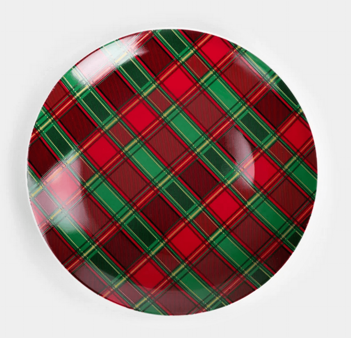 Vánoční dezertní talíř | TARTAN | 20 cm | 719820