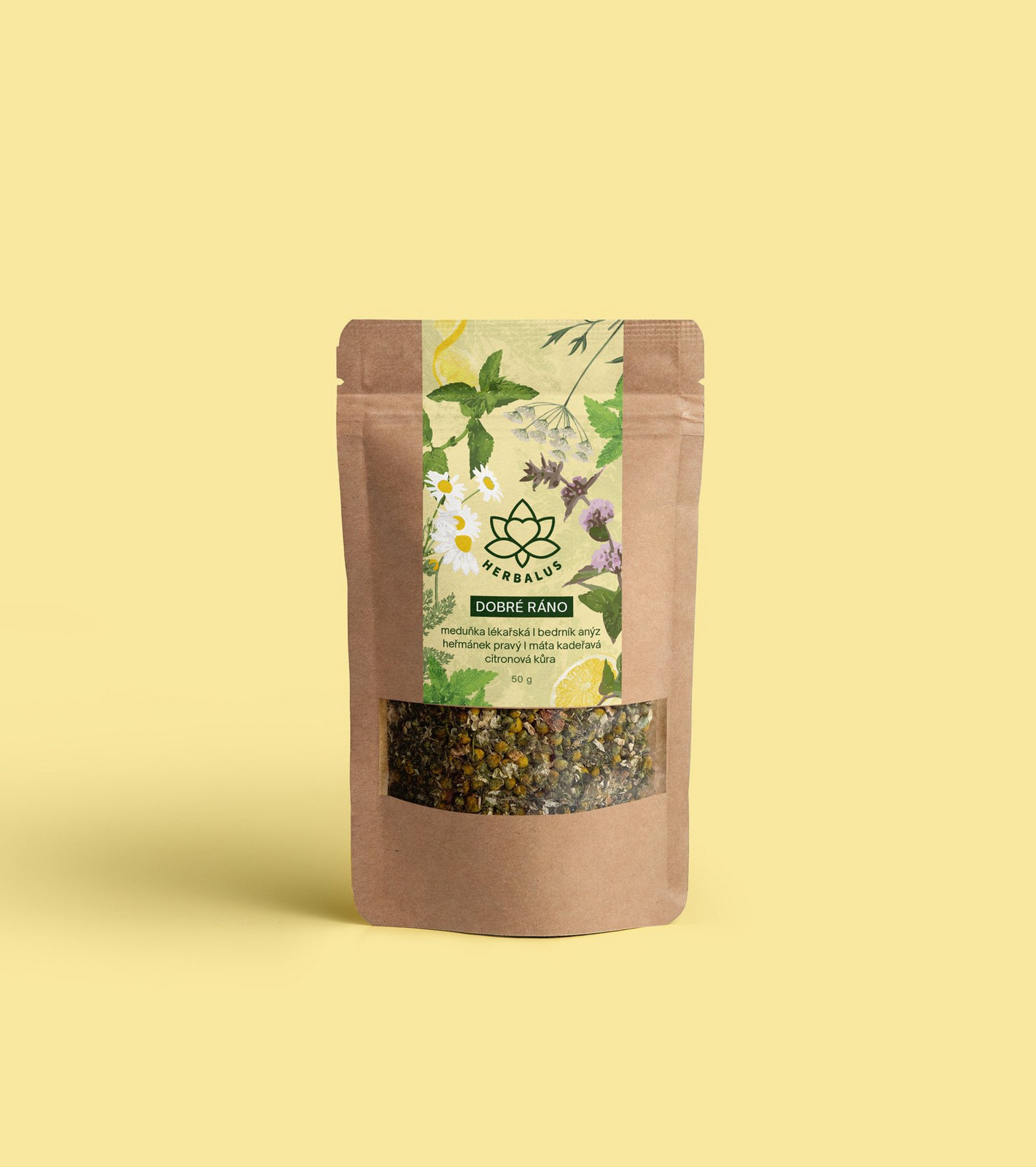 Herbalus Herbalus Organic - DOBRÉ RÁNO - bylinná směs, 50 g