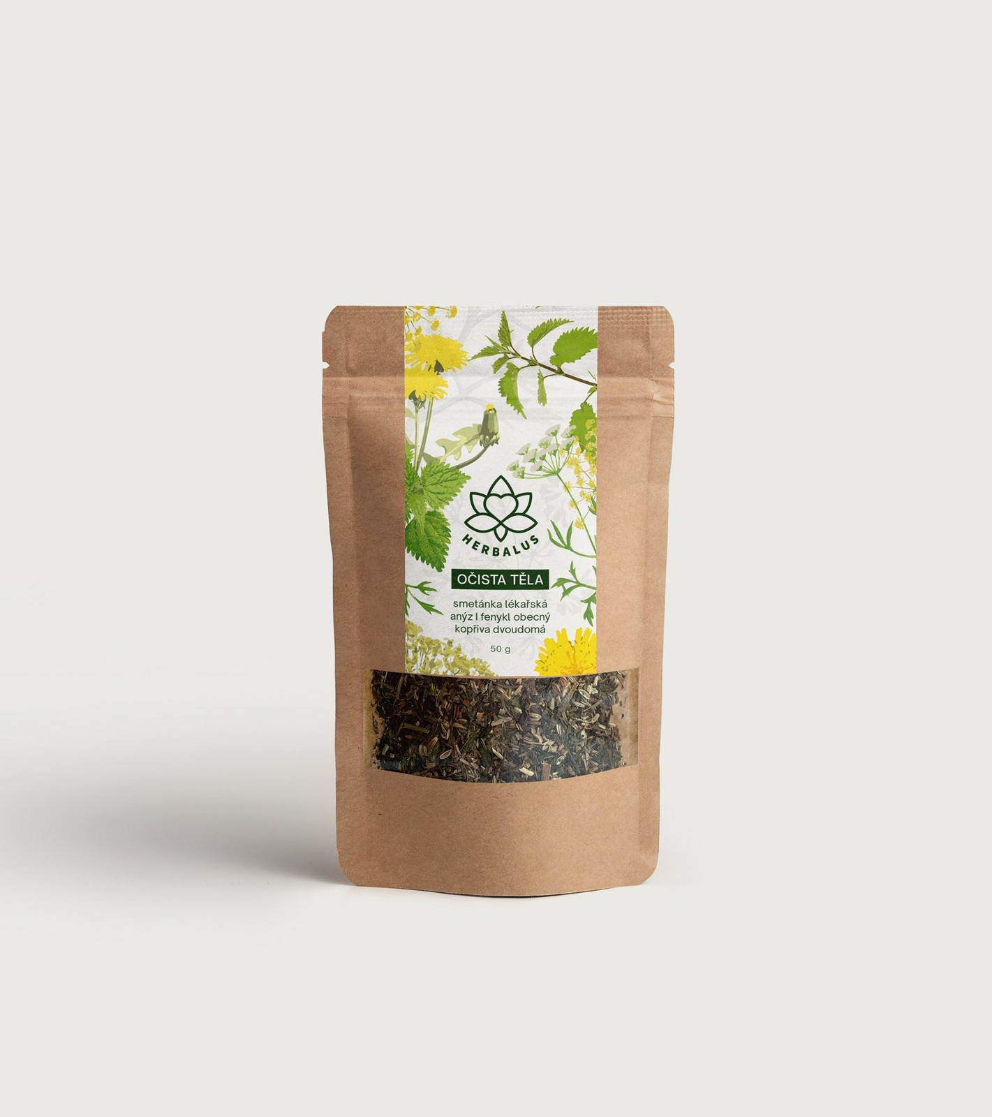 Herbalus Herbalus Organic - OČISTA TĚLA - bylinná směs, 50 g