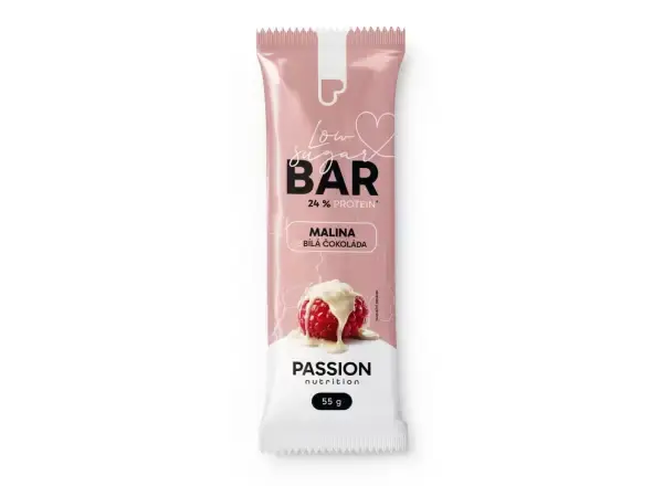 Passion Bar Malina a bílá čokoláda 55 g