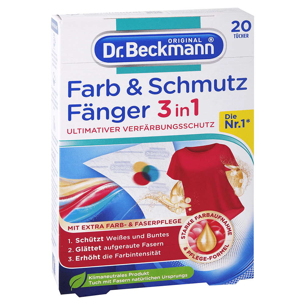 Dr.Beckmann Farb&Schmutz ubrousky proti obarvení prádla All in1 20ks