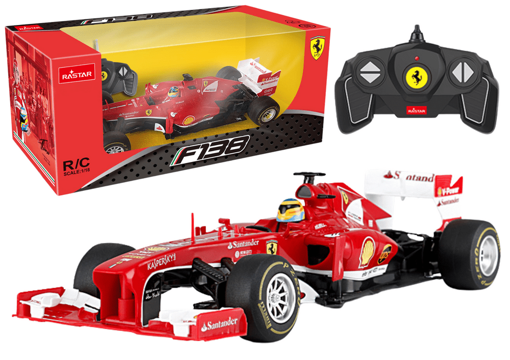 Mamido RASTAR Auto na dálkové ovládání RC Ferrari F1 1:18 Rastar červené