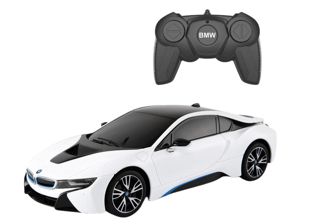 Mamido RASTAR Auto na dálkové ovládání RC BMW i8 1:18 Rastar bílé