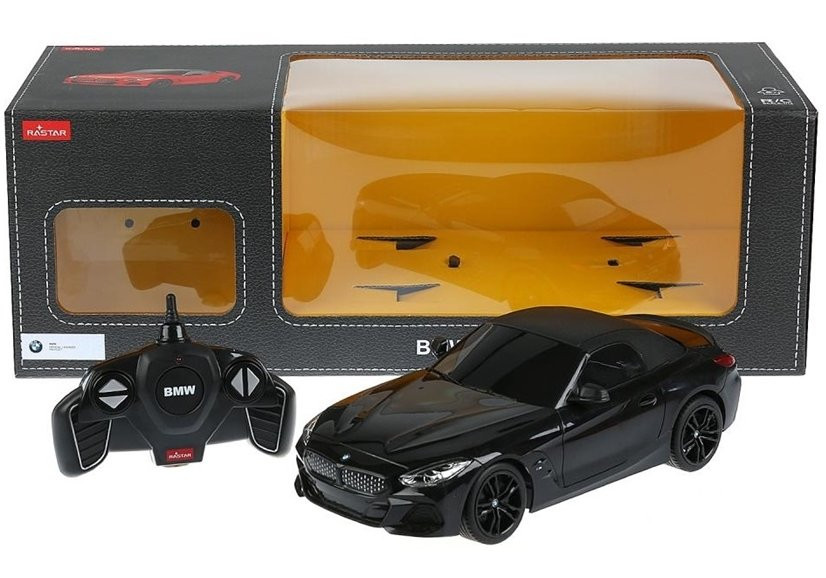 Mamido RASTAR Auto na dálkové ovládání RC BMW Z4 Roadster 1:18 Rastar černé