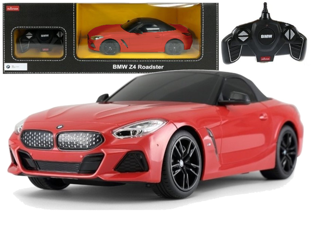 Mamido RASTAR Auto na dálkové ovládání RC BMW Z4 Roadster 1:18 Rastar červené