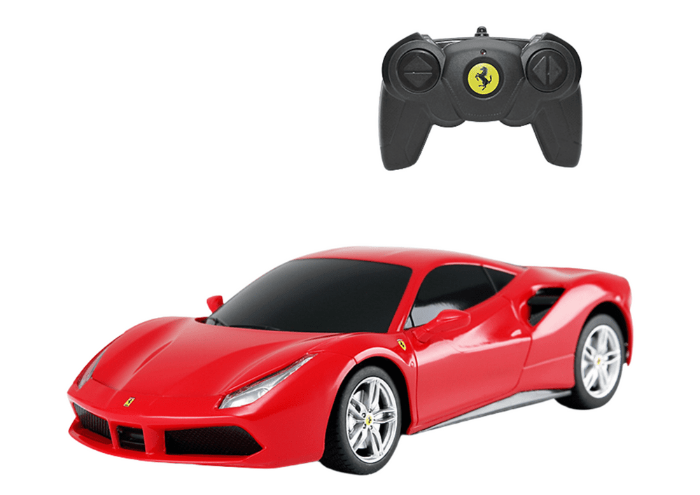 Mamido RASTAR Auto na dálkové ovládání Ferrari 488 GTB 1:24 Rastar červené RC