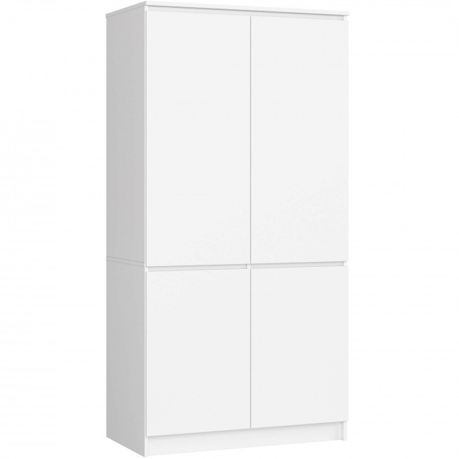 Skříň S 90 4D CLP bílá