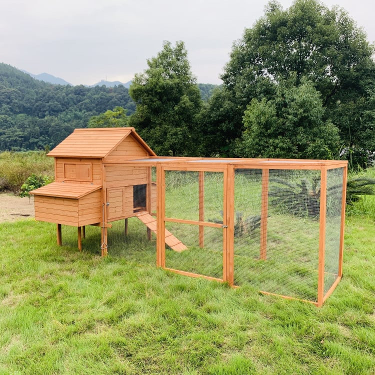 Dřevěný kurník COPENHAGEN XXL, 3700x1760x1720 mm