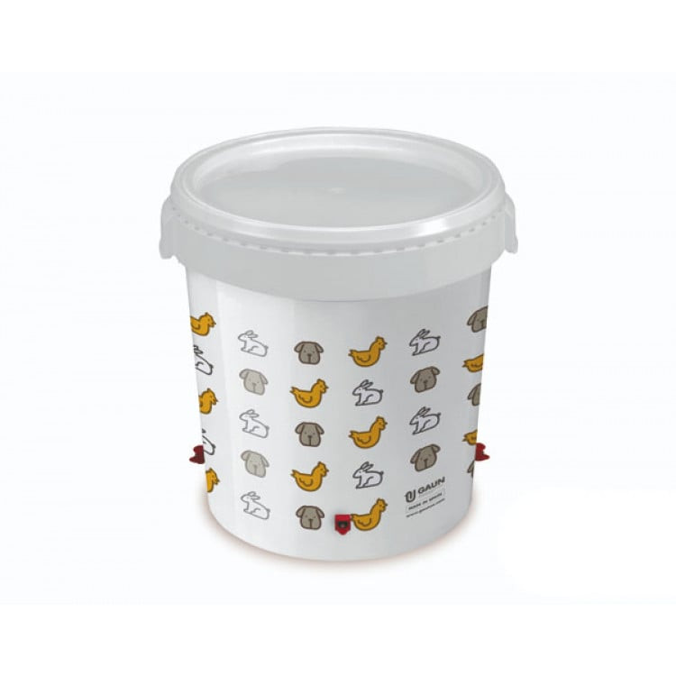 Napájecí kýbl s horizontálními niply, 32 litrů - GAUN 12205