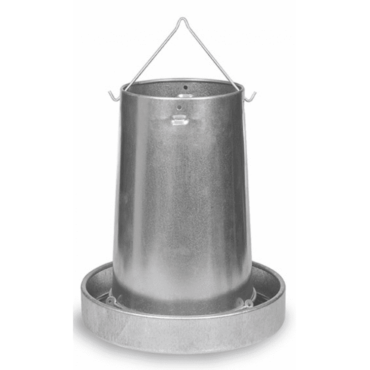 11100 - TUBUSOVÉ KRMÍTKO POZINKOVANÉ - 20 KG - VČETNĚ ZAVĚŠENÍ - GAUN