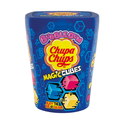 Chupa Chups Bubble Gum Magic Cubes 8x10x86g