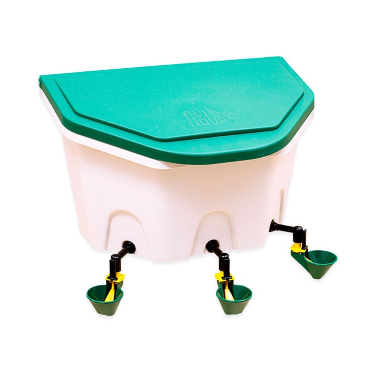 AviAqua 8L automatická napáječka + 3 mistička, bez plováku