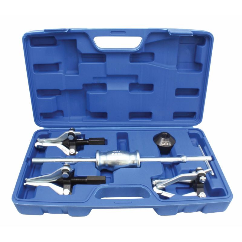 Stahovák vnitřní a vnější, s reverzním kladivem, univerzální, tříramenný, 3 ks - SATRA