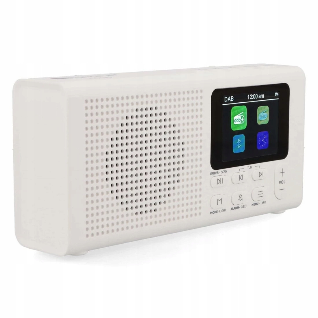 Přenosné kuchyňské rádio Dab/fm/bt Opticum Bluetooth na stavební baterie