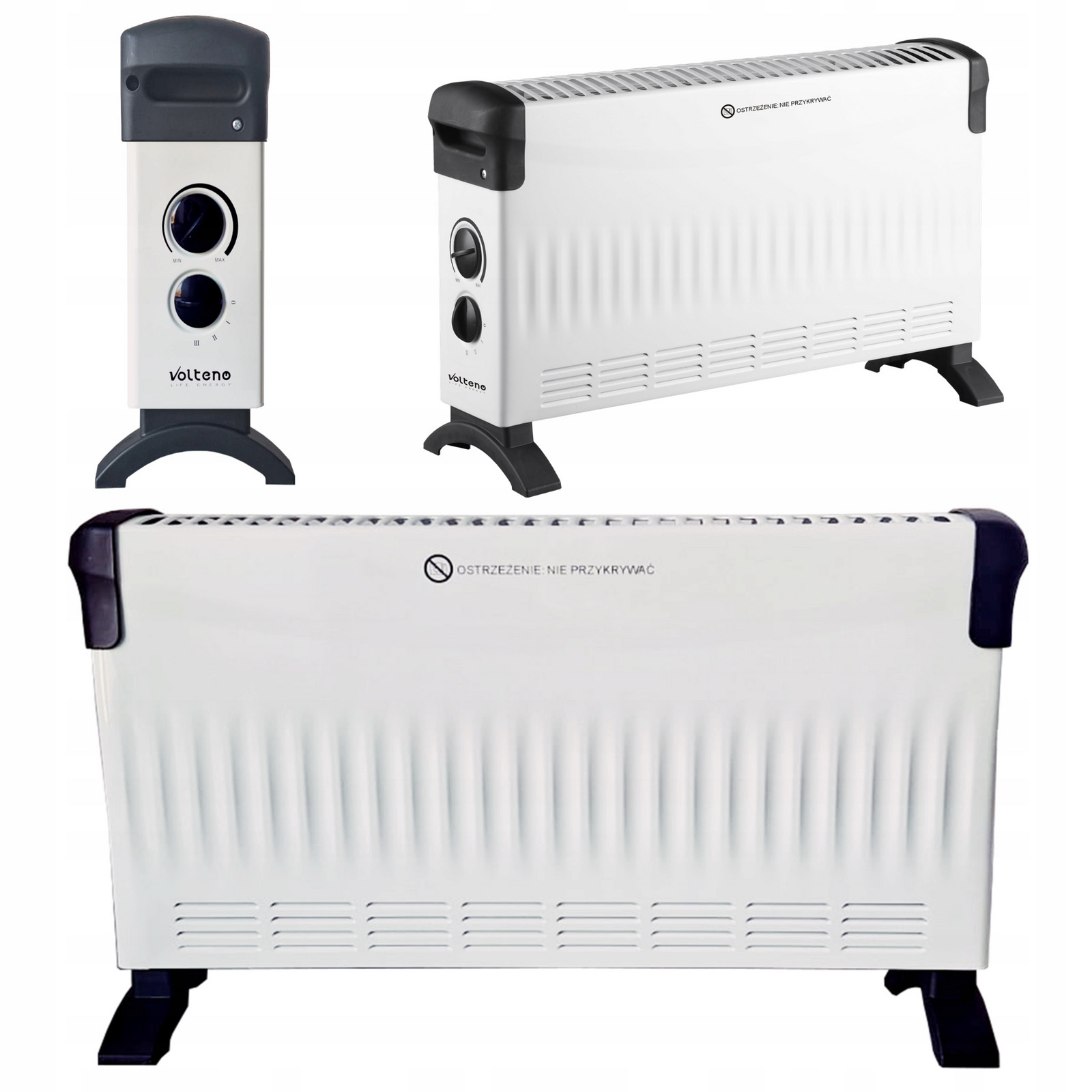 Eletkrický Ohřívač Konvektorový Energeticky Úsporný Termostat 2000W