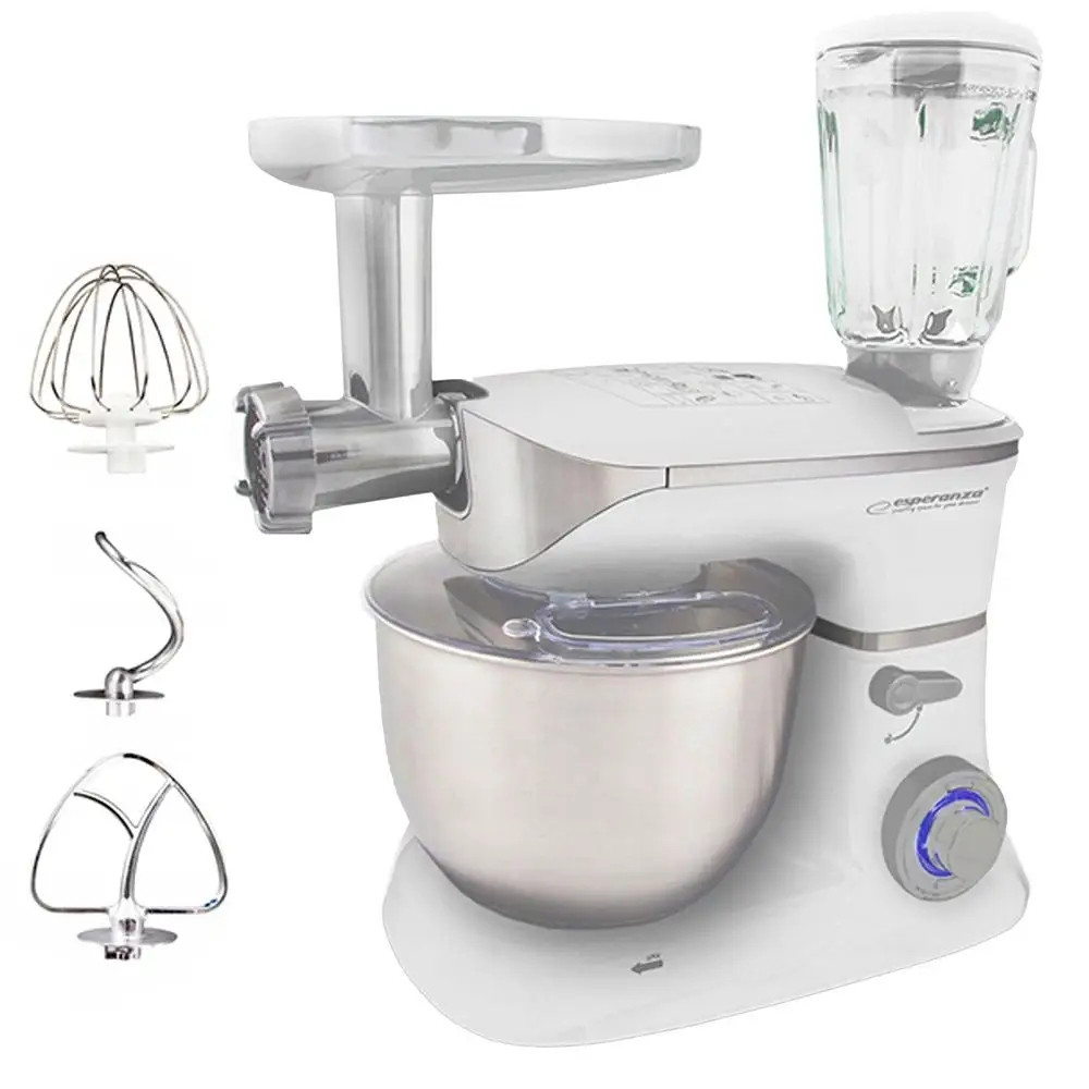 Multifunkční Kuchyňský robot planetární mixér 1000W 5L Nástavce