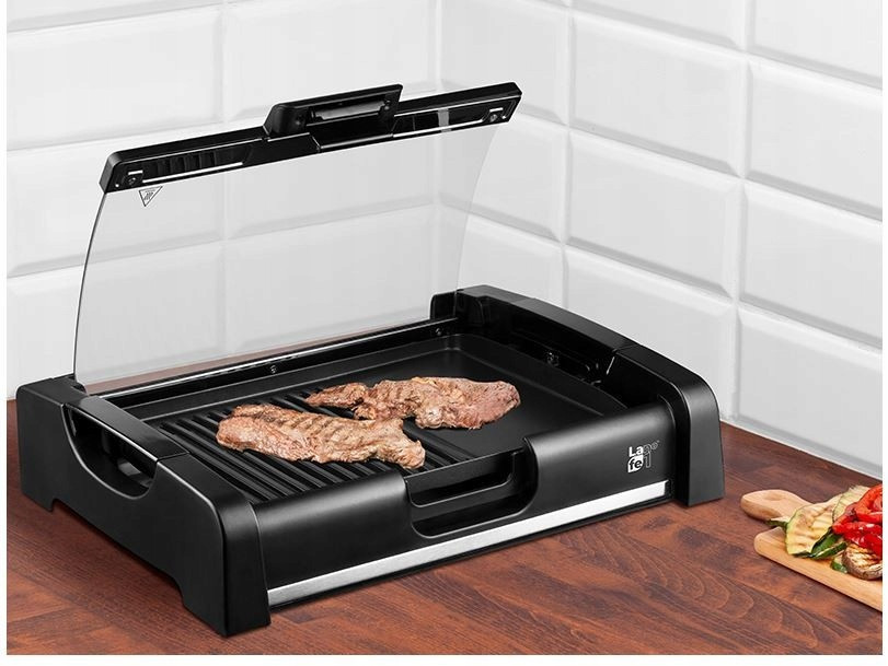 Elektrický Gril Rozkládací Kontaktní Silný Velký S Víkem Regulace